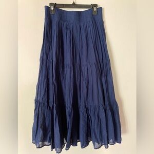 Natural Life Arielle Maxi Skirt, Blue, Size Large